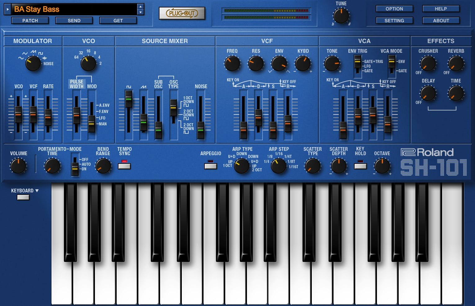 Roland Cloud SH-101 Virtual Instrument Plugin - Lifetime Key - 413212-SH-101 Blue.jpg