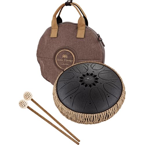 Meinl Sonic Energy 10in Medium Octave Steel Tongue Drum B Minor 8 Notes 432 Hz Black - MOSTD1BK_web_detail_02.jpg