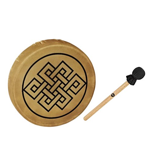 Meinl Sonic Energy Hoop Drum 15 inch Diameter: Endless Knot Design Incl. Leather Padded Wooden Beater - HOD15-EK_web_main.jpg