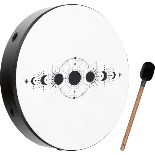 Meinl Sonic Energy 18in Ritual Drum Moon Phases True Feel Synthetic Head - RD18DWB-SH_web_detail_01.jpg