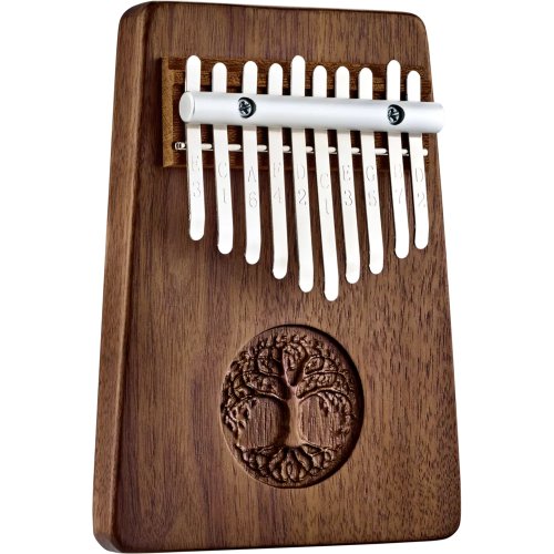Meinl Sonic Energy Solid Kalimba C major 10 notes Tree of Life Design Black Walnut Body - KL1001TOL_web_detail_03.jpg