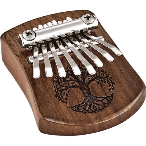 Meinl Sonic Energy Mini Kalimba C major 8 notes Tree of Life Design Black Walnut Body - KL801TOL_web_main.jpg