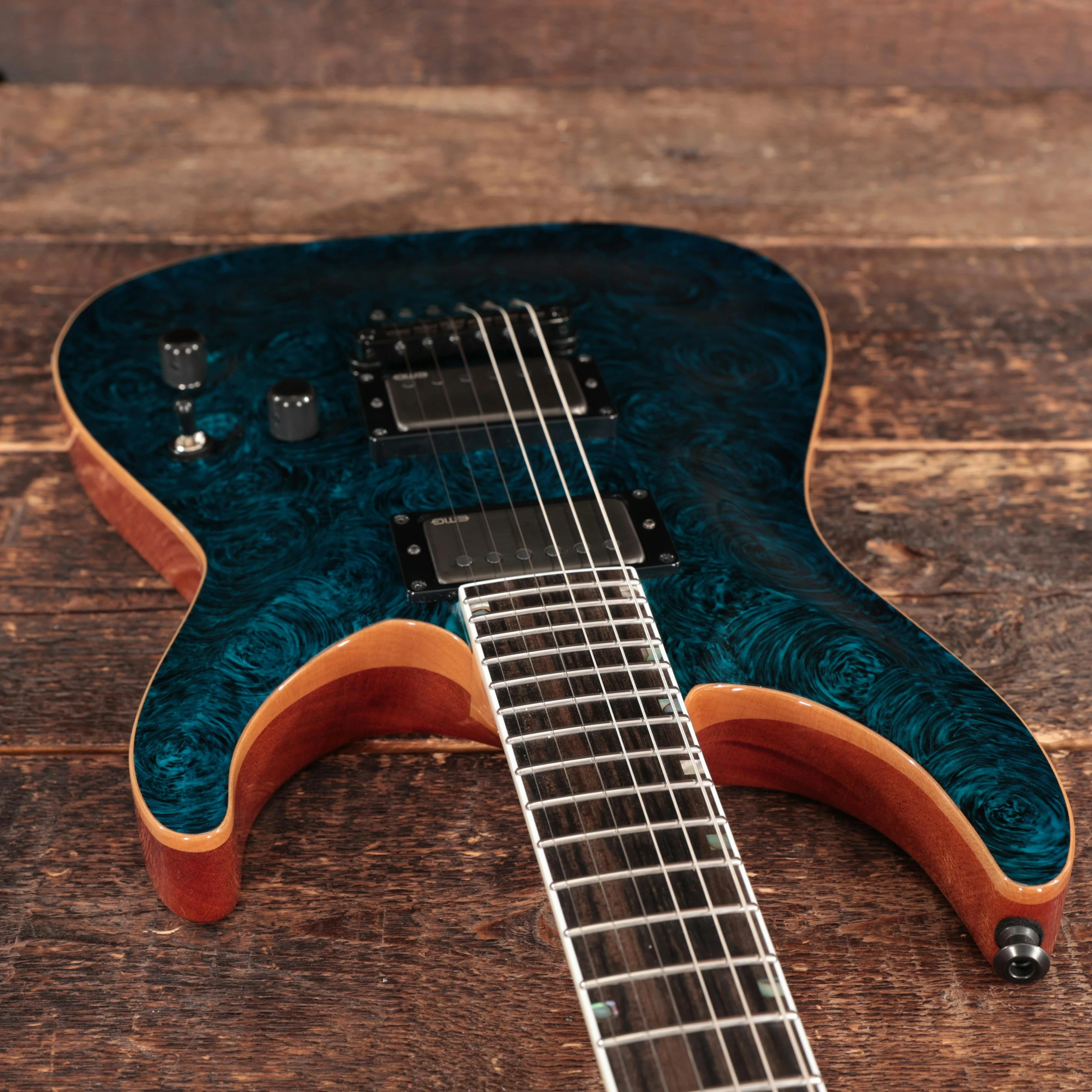 ESP USA Horizon II Electric Guitar in Teal Marble - HORIITM-US23063-(12).jpg
