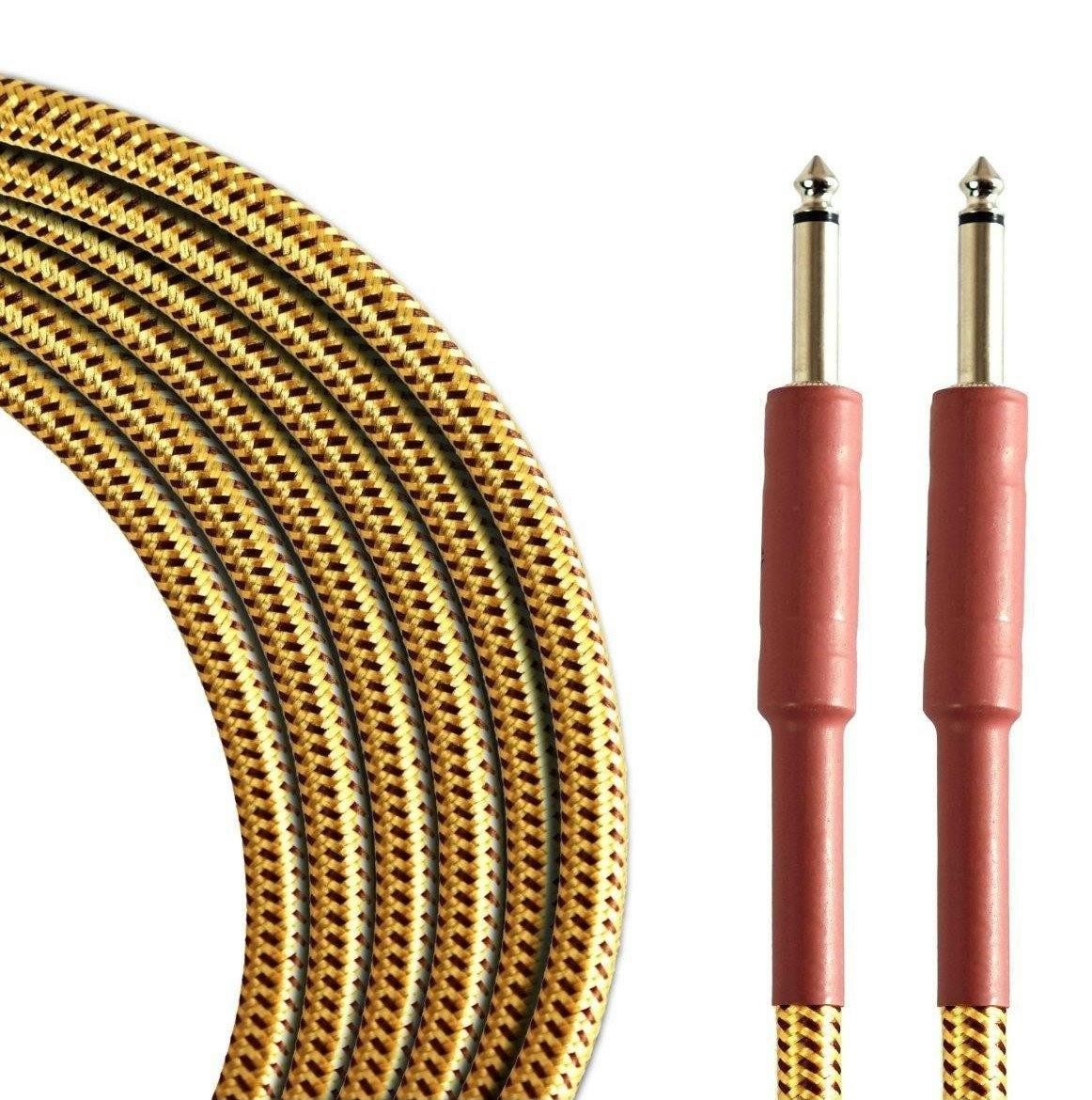 Ordo 1.5m/5ft Braided Tweed Guitar Cable Straight to Straight Jack - 339464-1560931457485__16802.jpg