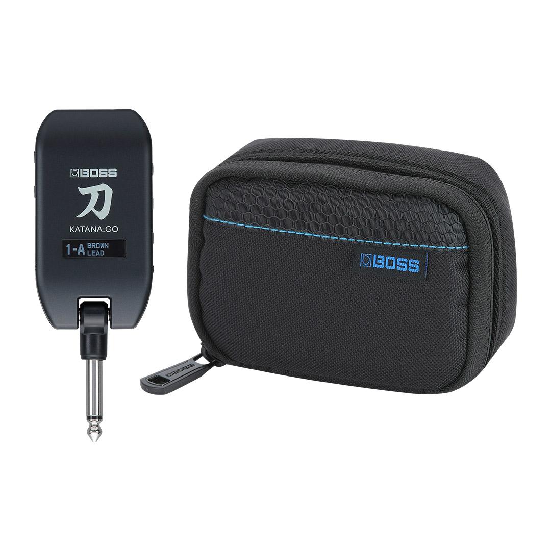 Boss KATANA GO Guitar Headphone Amplifier With Case Bundle