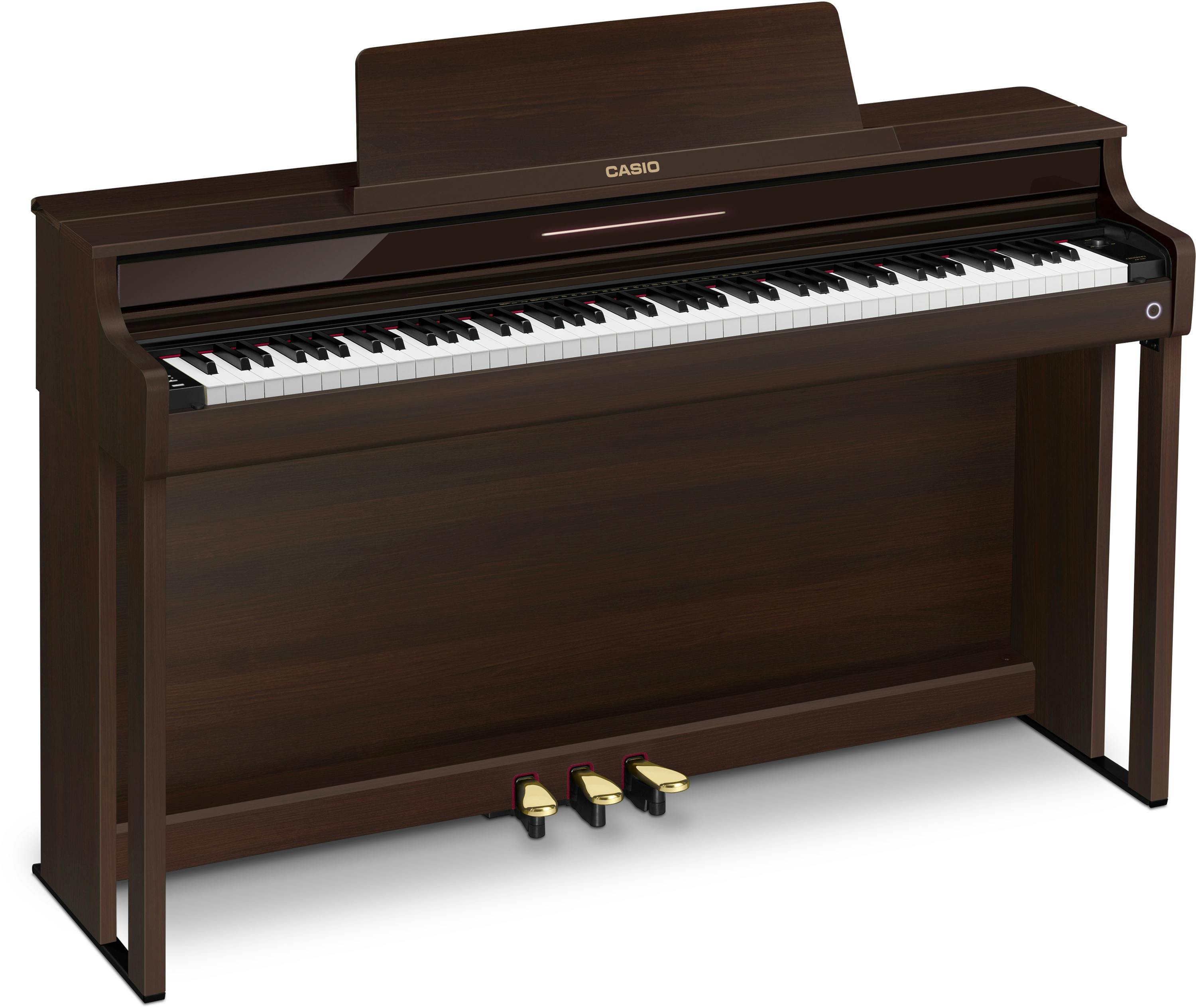 Casio AP-550 Digital Piano in Brown - AP-550BNC5-AP-550BN_R_close.jpg