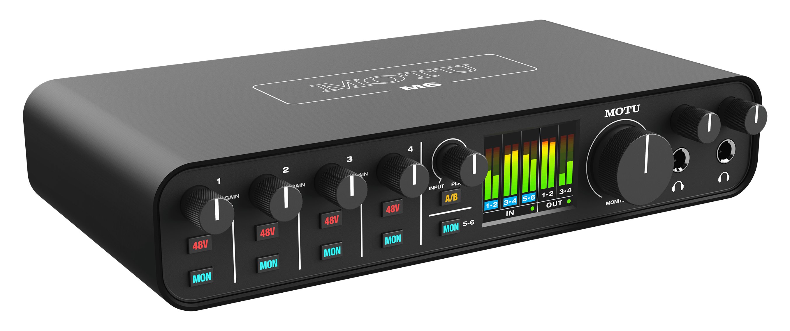 MOTU M6 6-in/4-out USB-C Audio Interface - 1318-Motu-m6_left.jpg