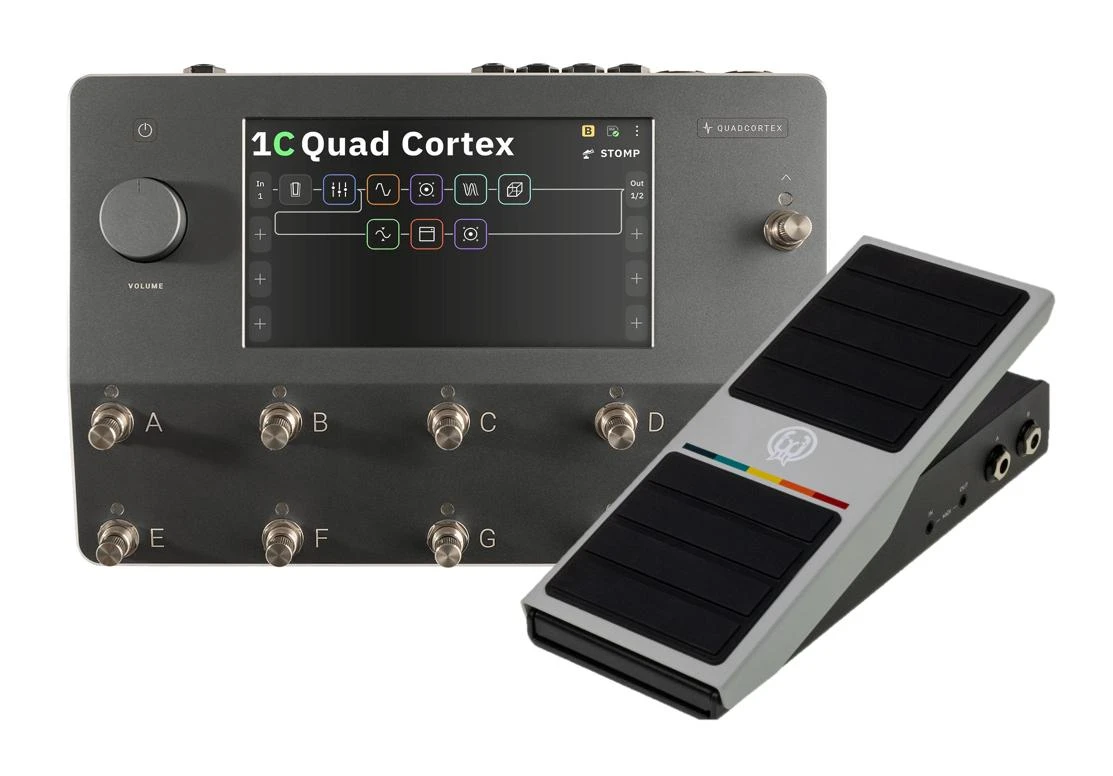 Neural DSP Quad Cortex with Walrus Audio Canvas Expression Pedal Bundle - quadcortex-exp-bundle.jpg
