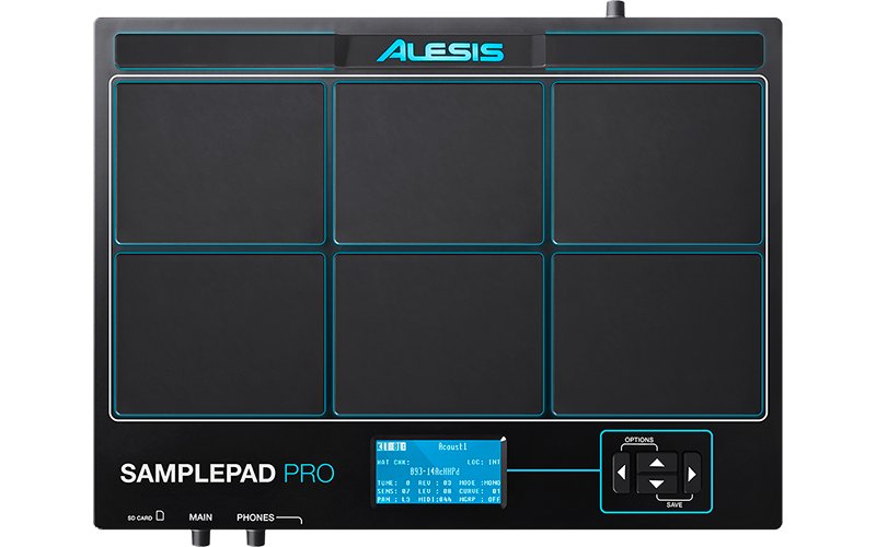 Alesis Sample Pad Pro Percussion Pad with Onboard Sound Storage - SamplePadPro_Overview_1.jpg