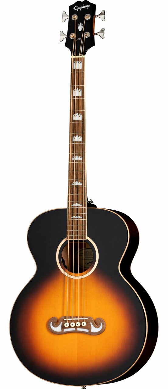 Epiphone Studio El Capitan J-200 Bass Guitar With Fishman Sonitone Pickup In Vintage Sunburst - EIABSJAVSNH1-Epiphone-El-Capitan-J-200-Studio-Bass-Aged-Vintage-Sunburst.jpg