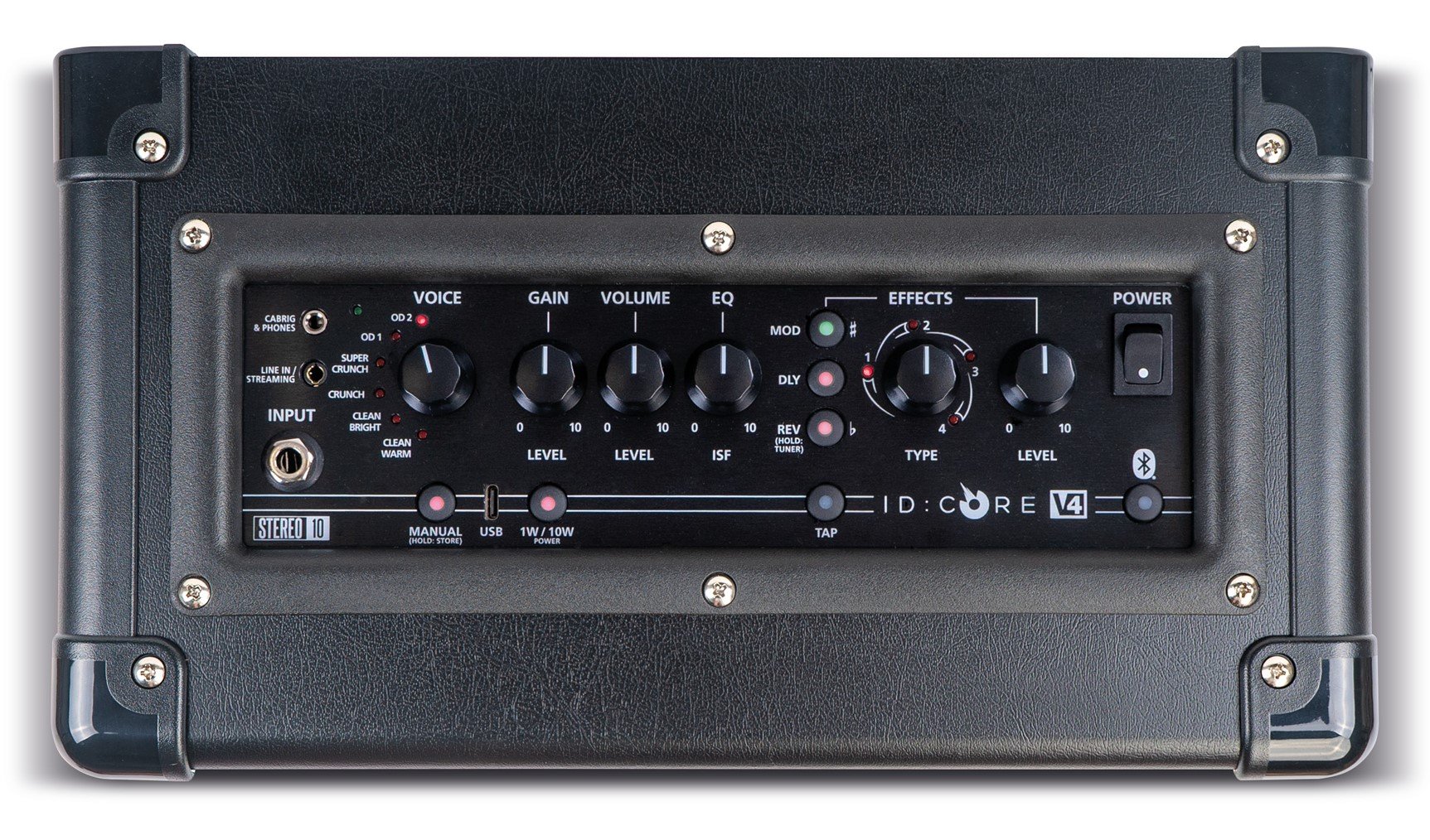 Blackstar ID:Core 10 V4 Bluetooth 2x3 Stereo Digital Combo - IDCORE-V4-10-BT-White-Shot-Top.jpg