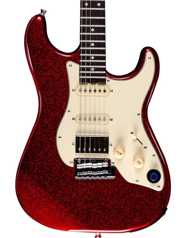 エレキギター mooer GTRS S800 メタリックレッド Mooer GTRS S800 Standard 800 Intelligent Guitar in Metal Red