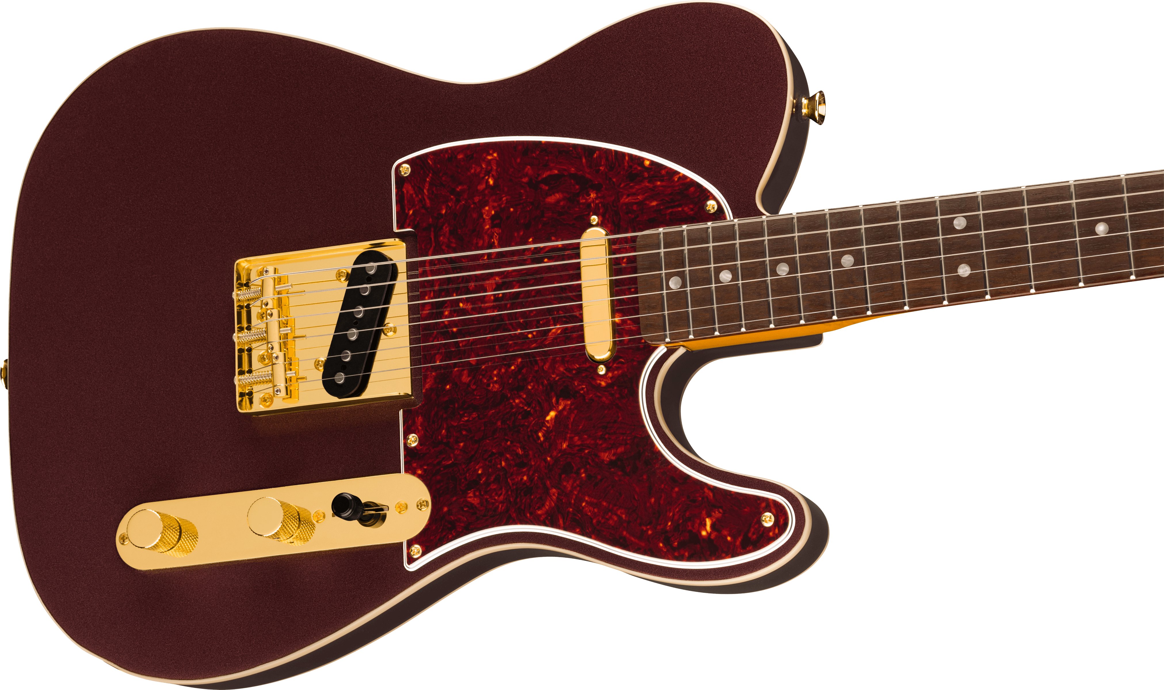 Squier FSR Classic Vibe '60s Custom Telecaster in Oxblood With Gold Hardware - 0374046593 (4).jpg