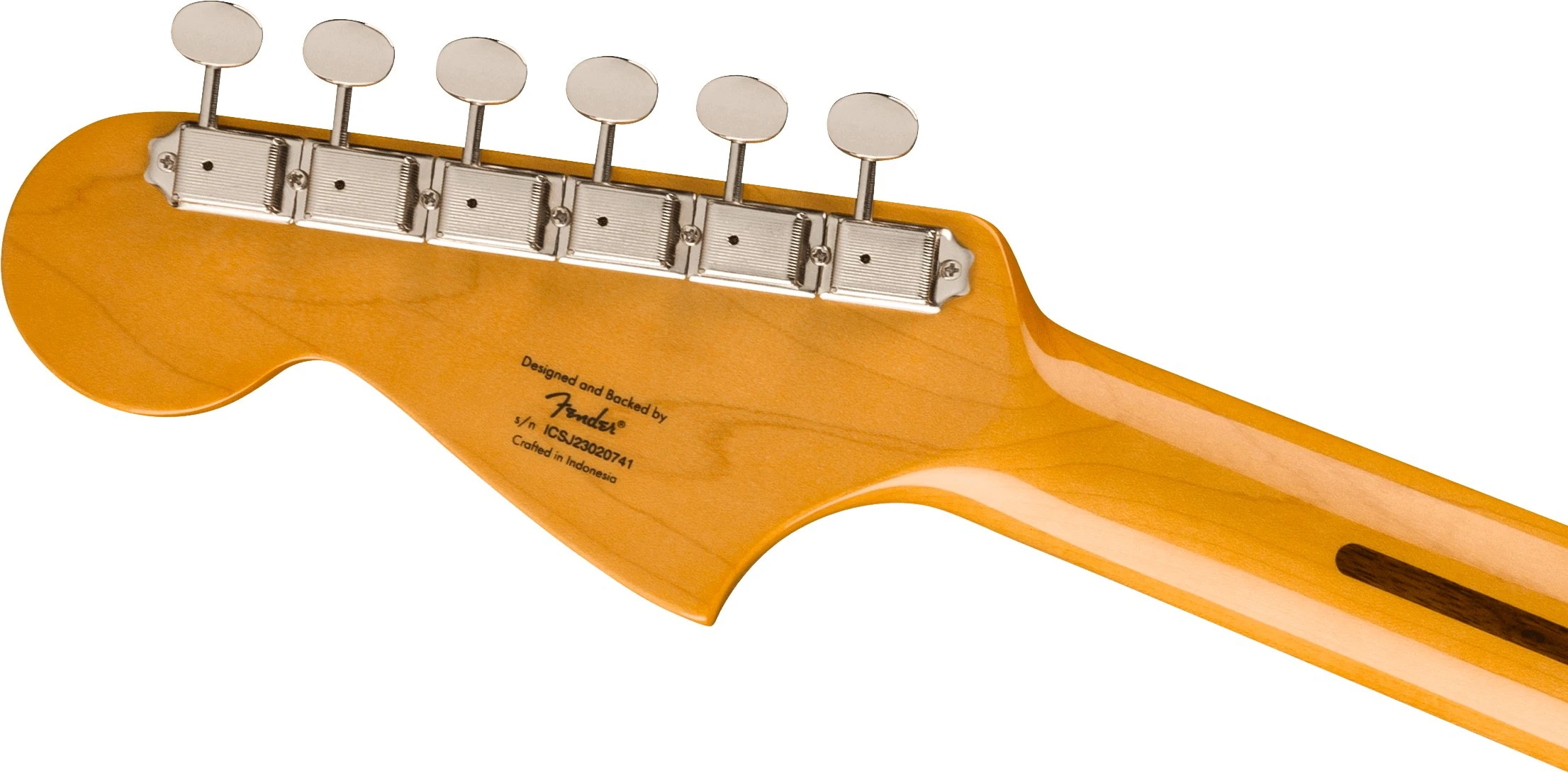 Squier Limited Edition Classic Vibe '70s Jaguar in Blue Sparkle, Matching Headstock - 0374093513 (6).jpg