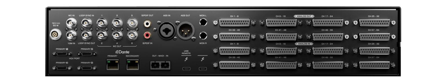 Antelope Audio Galaxy 64 Synergy Core 64-Channel Audio Interface - 406748-Galaxy-64-Back.jpg