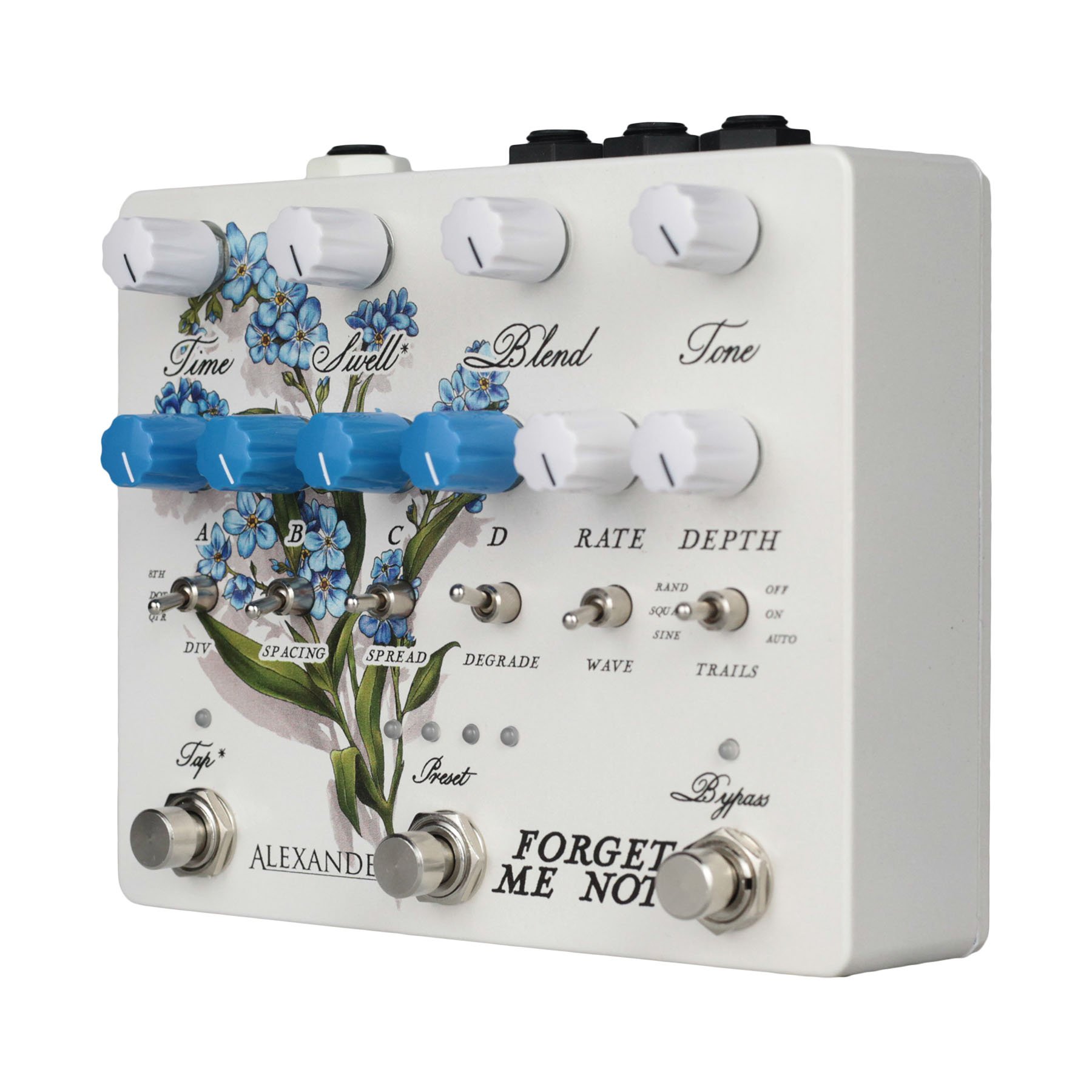 Alexander Pedals Forget Me Not Stereo Multi-Tap Delay Pedal - Alexander_ForgetMeNot_STOCK_2 copy.jpg