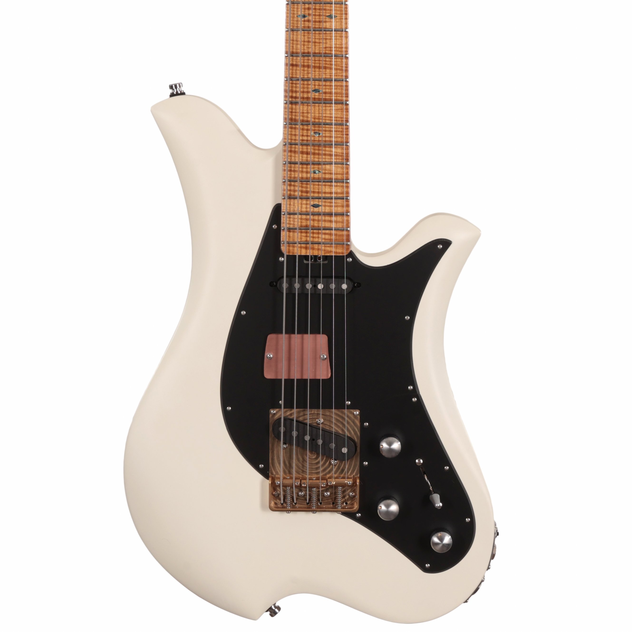 Bacci Guitars Leonardo Dual Output SS Baritone Guitar Maple Fretboard in Velvet Vintage White - LS01MM30VW3B_120BLF00084 (1).jpeg