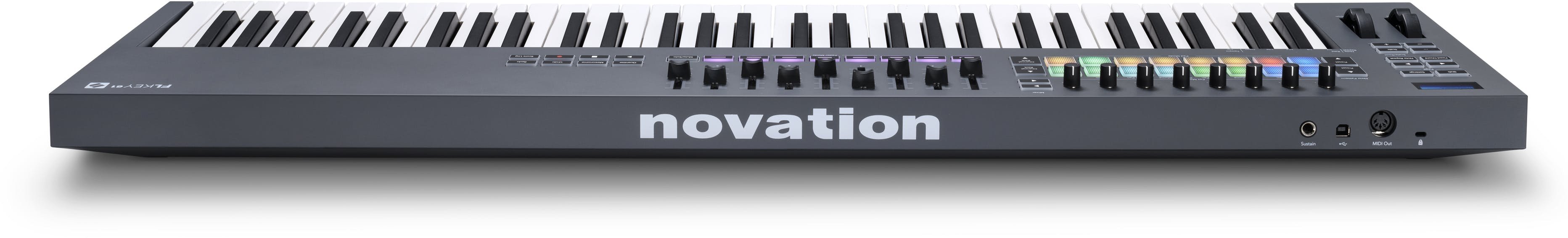 Novation FLkey 61 - Dedicated FL Studio Controller Keyboard - NOVFLK61MK1-FLKey-61_Front_rear.jpg