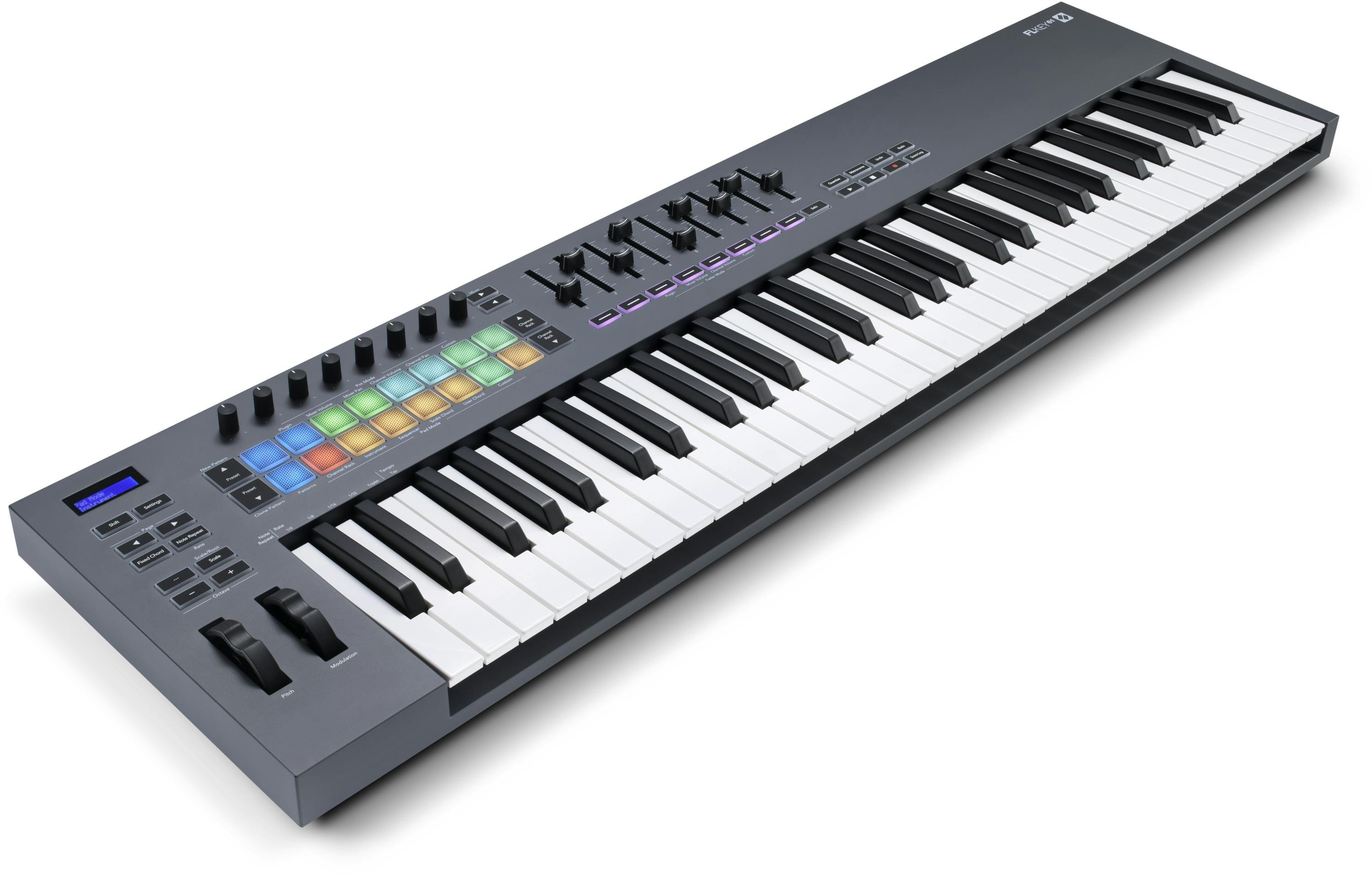 Novation FLkey 61 - Dedicated FL Studio Controller Keyboard - NOVFLK61MK1-FLKey-61_Left_Tilt.jpg