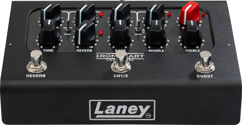 Laney Black Country Customs - IRONHEART LOUDPEDAL - Boutique Guitar Amplifier Pedal - 60W - Martin Miller - BCCLOUDPEDAL_IMM_Front.jpg