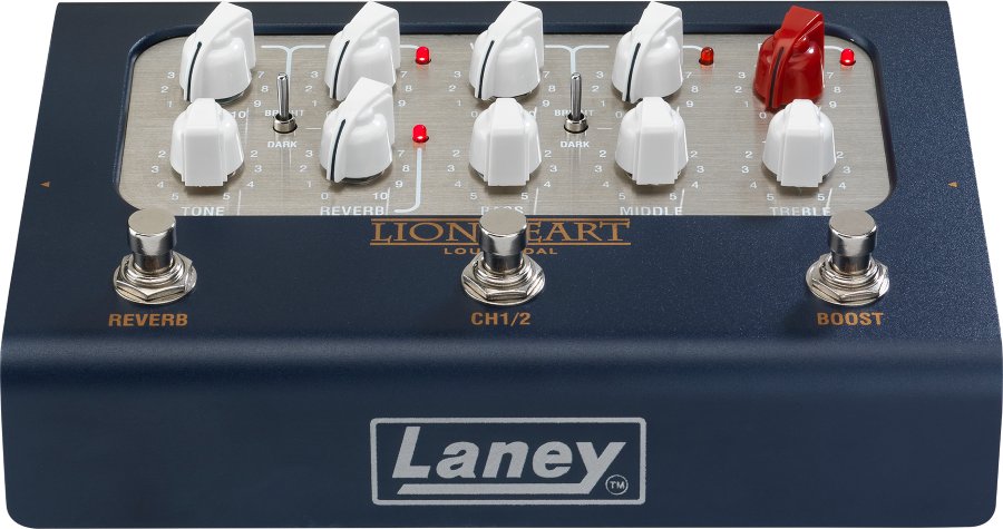 Laney Black Country Customs - LIONHEART LOUDPEDAL - Boutique Guitar Amplifier Pedal - 60W - Tom Quayle - BCCLOUDPEDAL_LTQ_Front.jpg