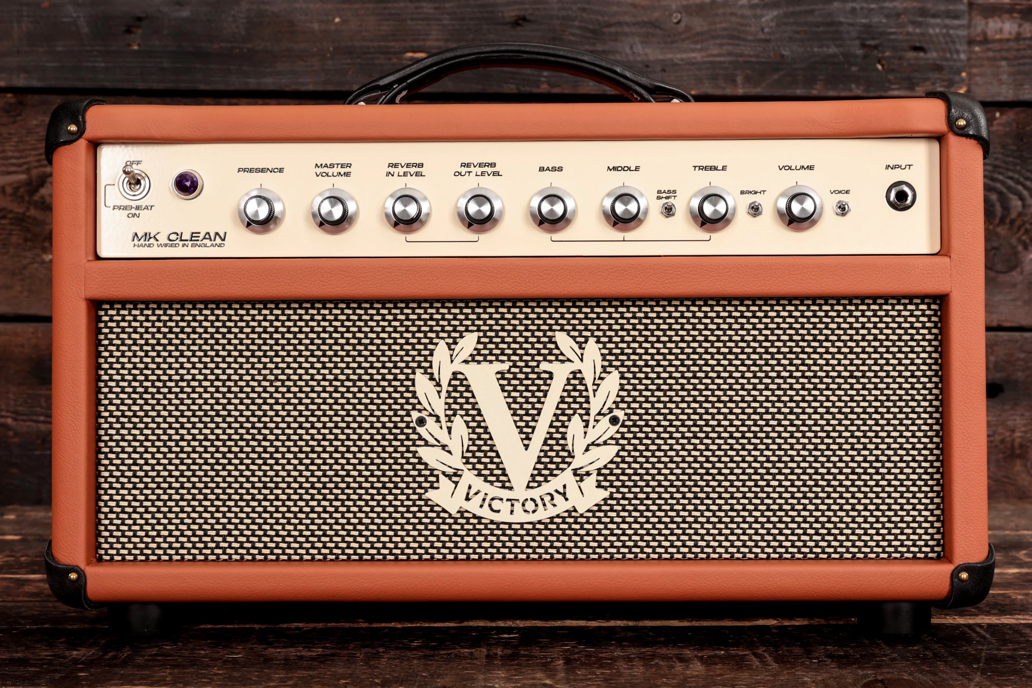 Victory MK Clean 100w Hand-Wired Valve Amp Head in Cognac - VIC-MK-CLEAN-02 (11).jpg