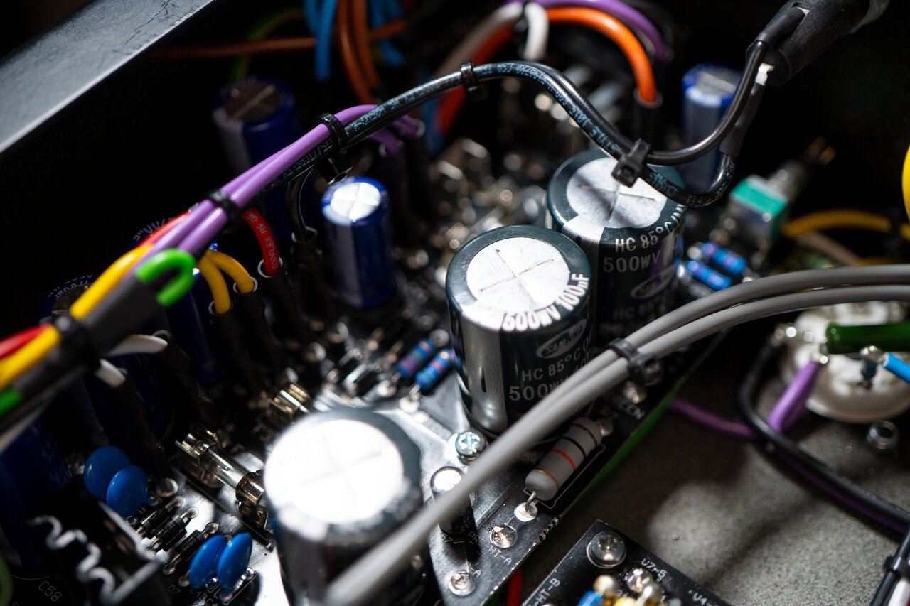 Victory MK Clean 100w Hand-Wired Valve Amp Head in Aqua - MK Close Up 4.jpg