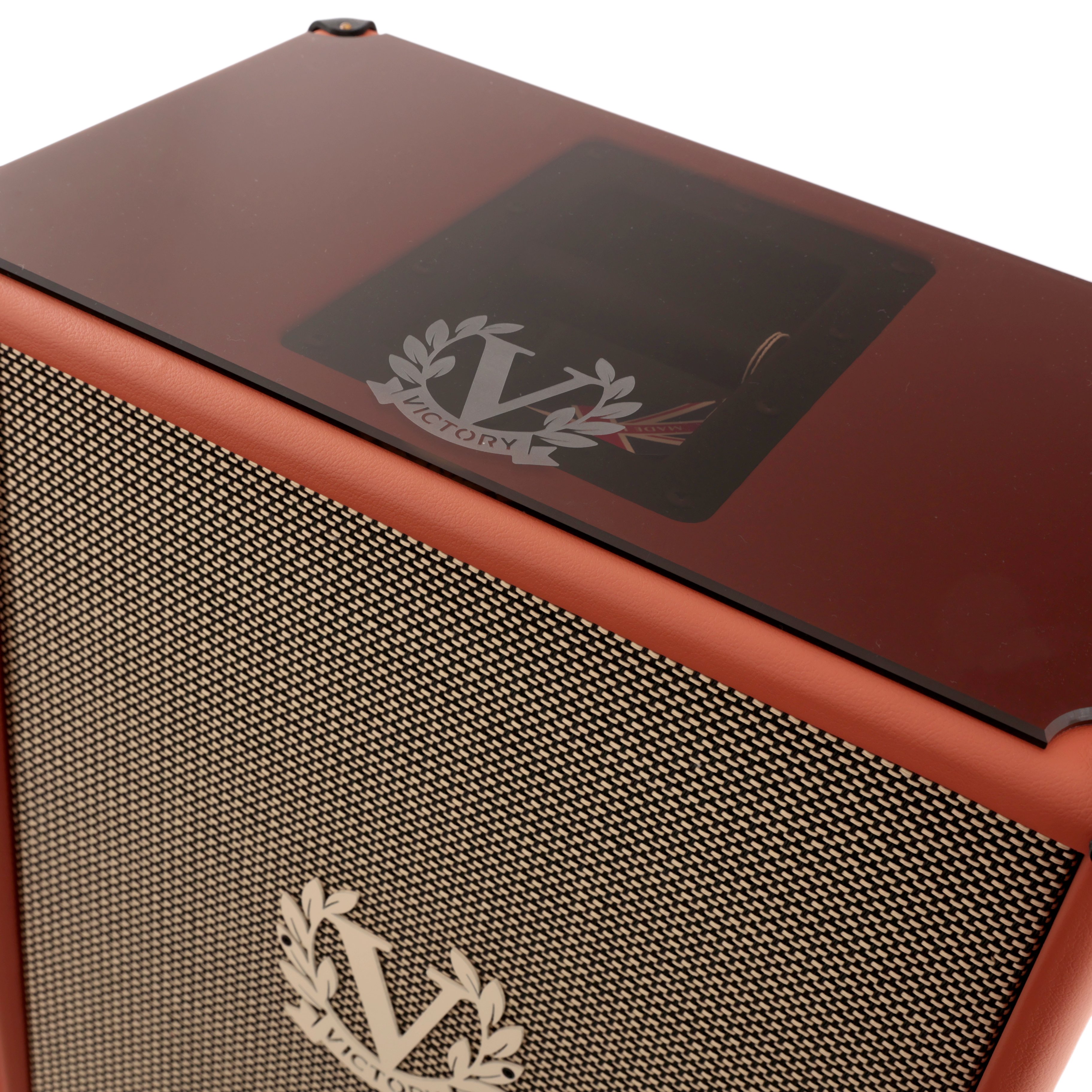 Victory MK 212V Open-Back Speaker Cabinet in Cognac with Celestion Alnico Gold Speakers - VIC-MK-212V-02 VIC-MK-CLEAN-02 (2).jpg