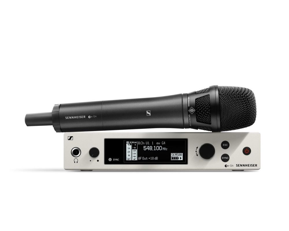 Sennheiser ew500 G4-KK205 - Wireless handheld microphone with Neumann super-carioid KK205 capsule. - EW_500 G4-KK205-DW_Main.jpg