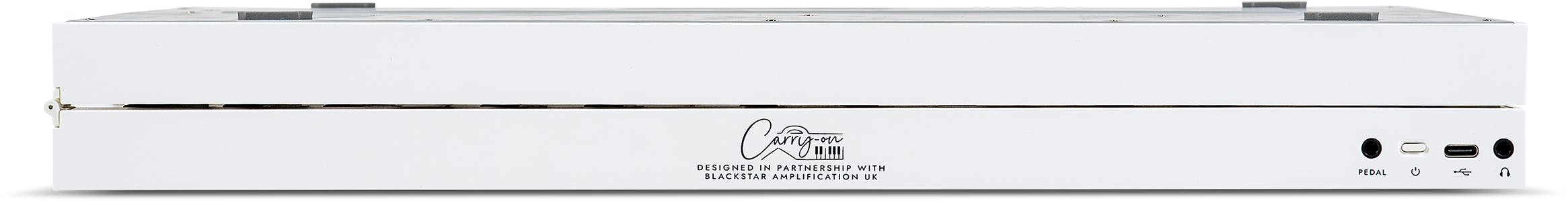 Carry-On 49 Key Touch Sensitive Folding Piano - White - FP49T-WT-Carry-on-FP49-White-White-Shot-Closed-Rear.jpg