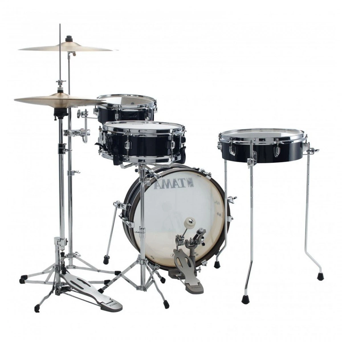 Tama Club Jam Pancake Acoustic Drum Kit in Hairline Black - LJK48PHBK 3.jpg