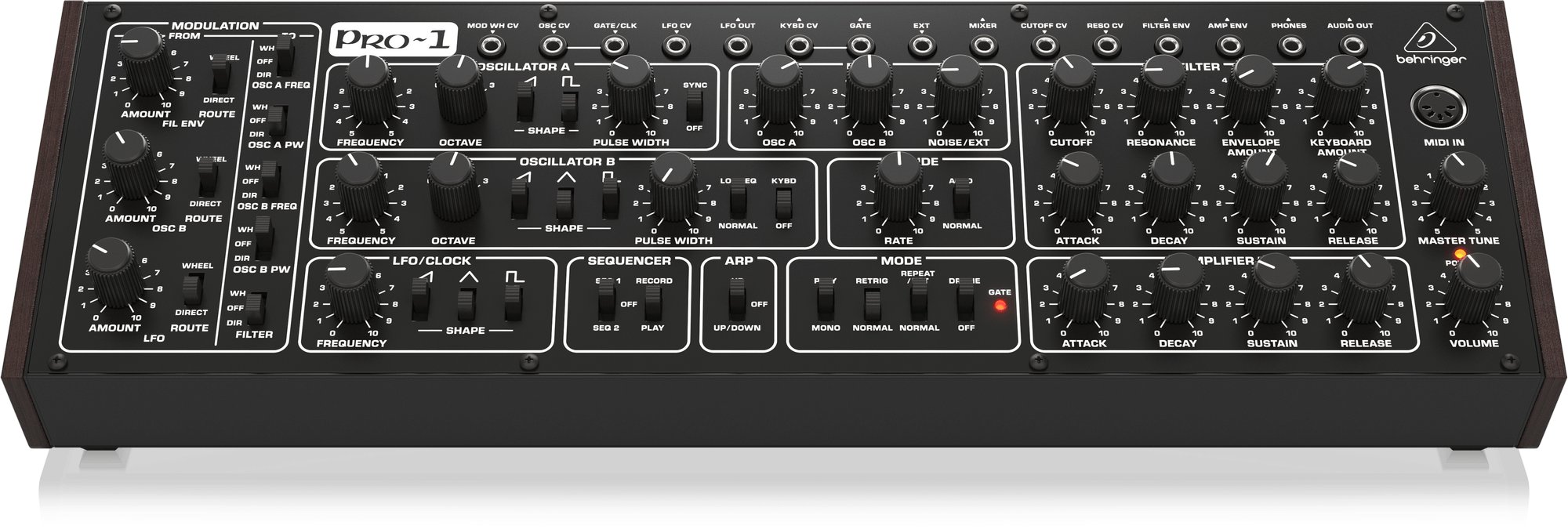 Behringer PRO-1 Dual-VCO Analog Desktop Synthesizer - Andertons