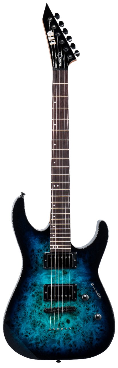 ESP LTD M-200DX NT Electric Guitar in Blue Burst - 10012073.jpg