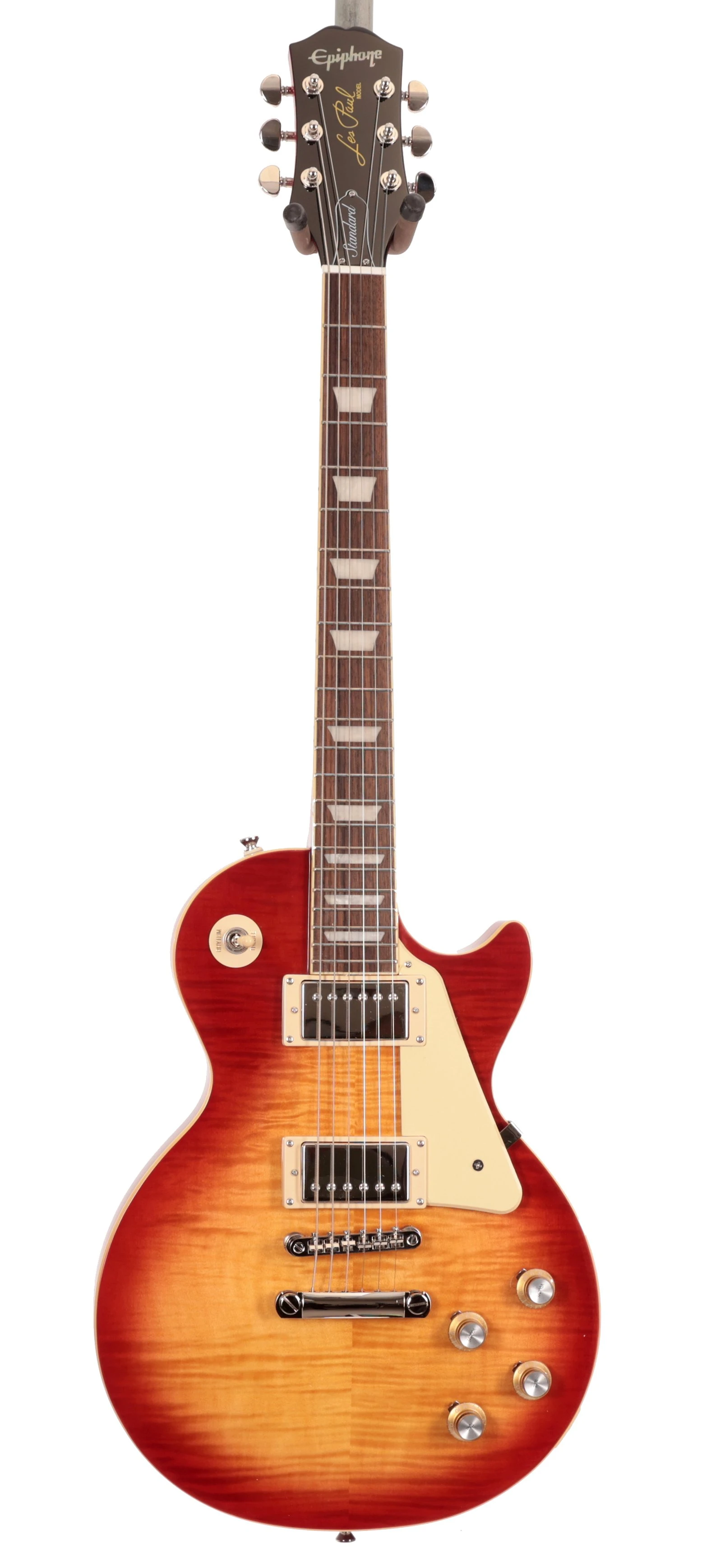 Epiphone Inspired by Gibson Les Paul Standard '60s Figured Electric Guitar in Heritage Cherry Sunburst - EI-LS6FHSNH3 - 24011523445 (3).jpg