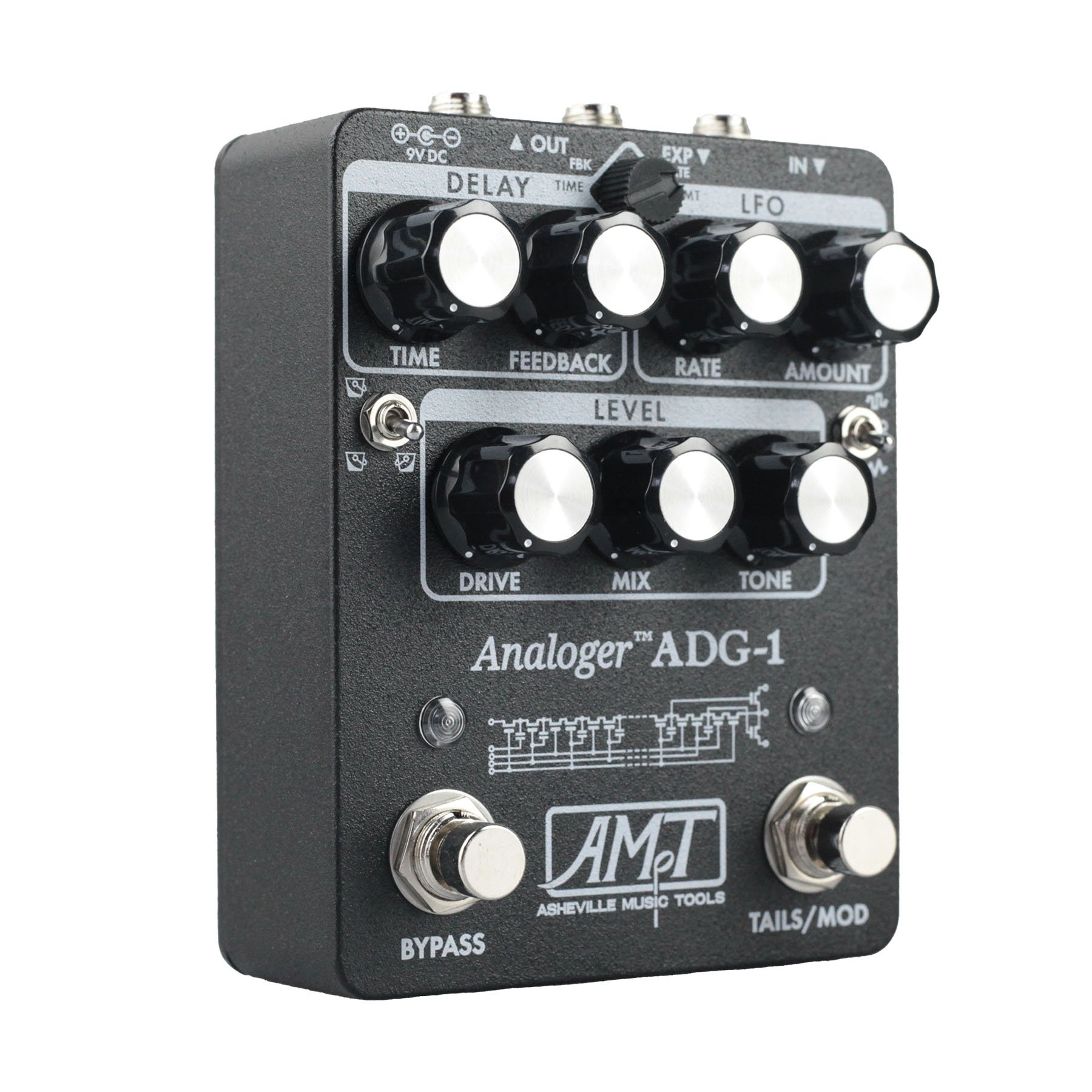 Asheville Music Tools ADG-1 Anologer Delay Pedal in Textured Black - AMT_ADG1_BLK_STOCK_3 copy.jpg