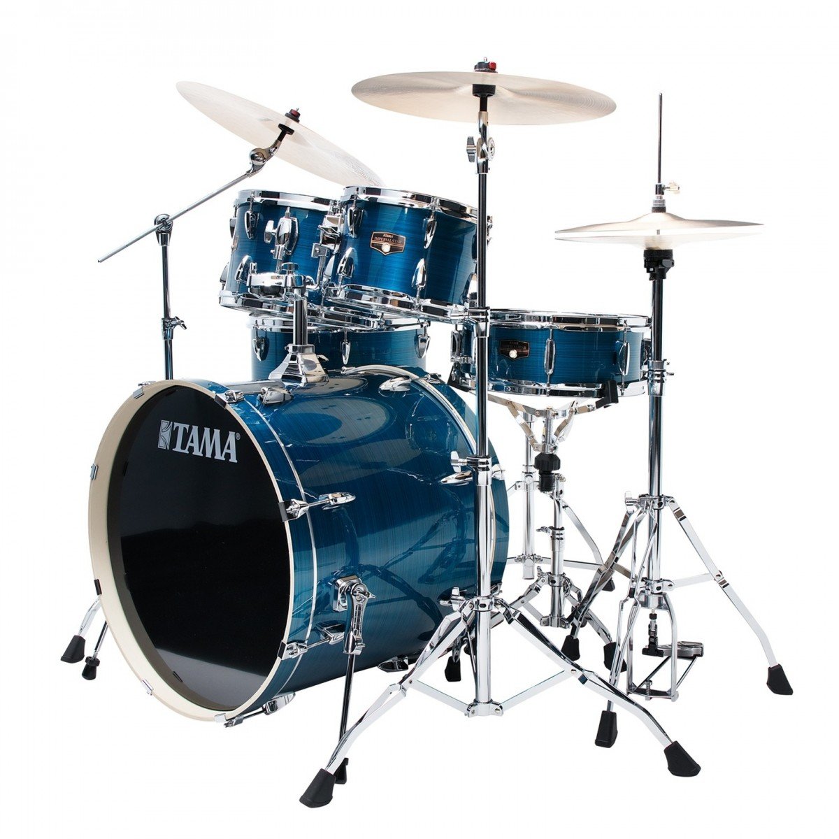 Tama Imperialstar 22" Acoustic Drum Kit in Hairline Blue - IP52H6WHLB (4).jpg