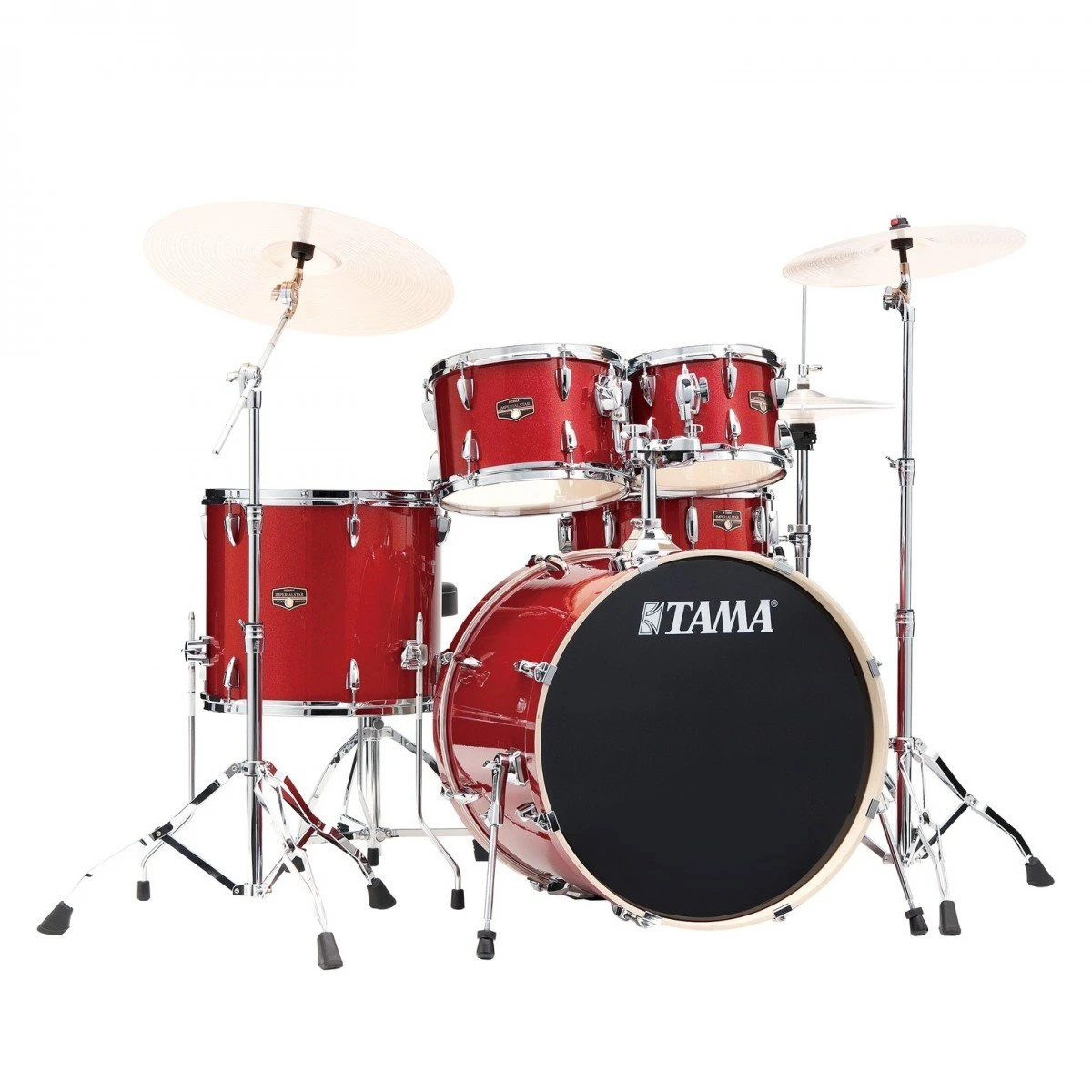 Tama Imperialstar 22" 6-piece Acoustic Drum Kit in Burnt Red Mist - IP62H6WBRM 4.jpg