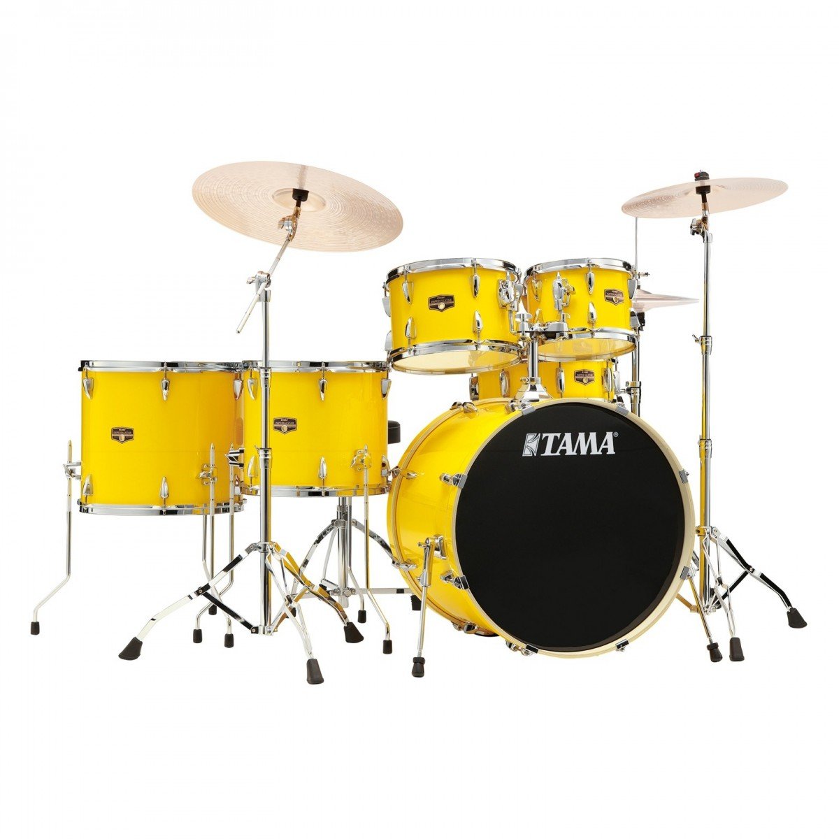 TAMA Imperialstar 6-piece Drum Kit 22 in Electric Yellow - IP62H6WELY (2).jpg