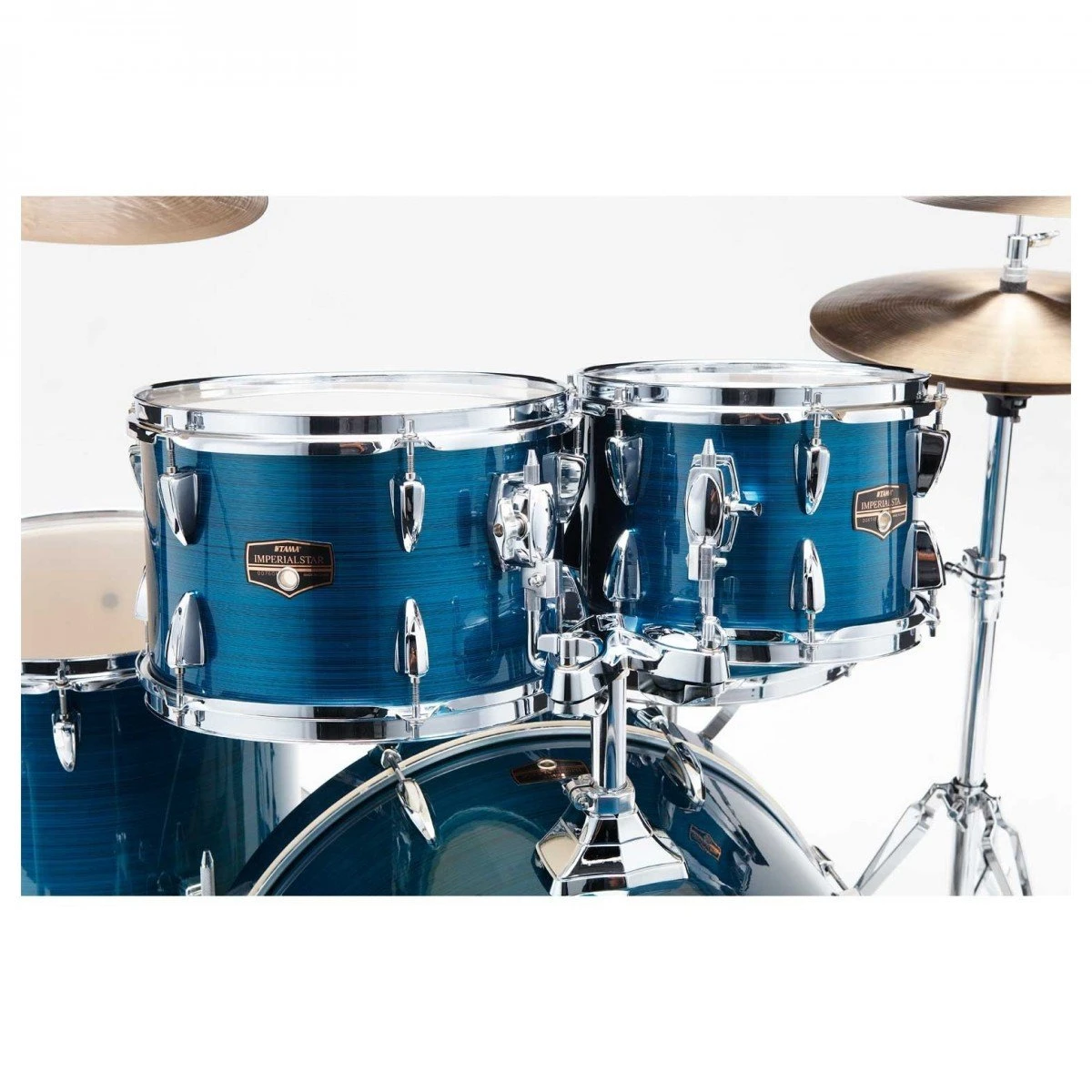 Tama Imperialstar 22" 6-piece Acoustic Drum Kit in Hairline Blue - IP62H6WHLB.jpg