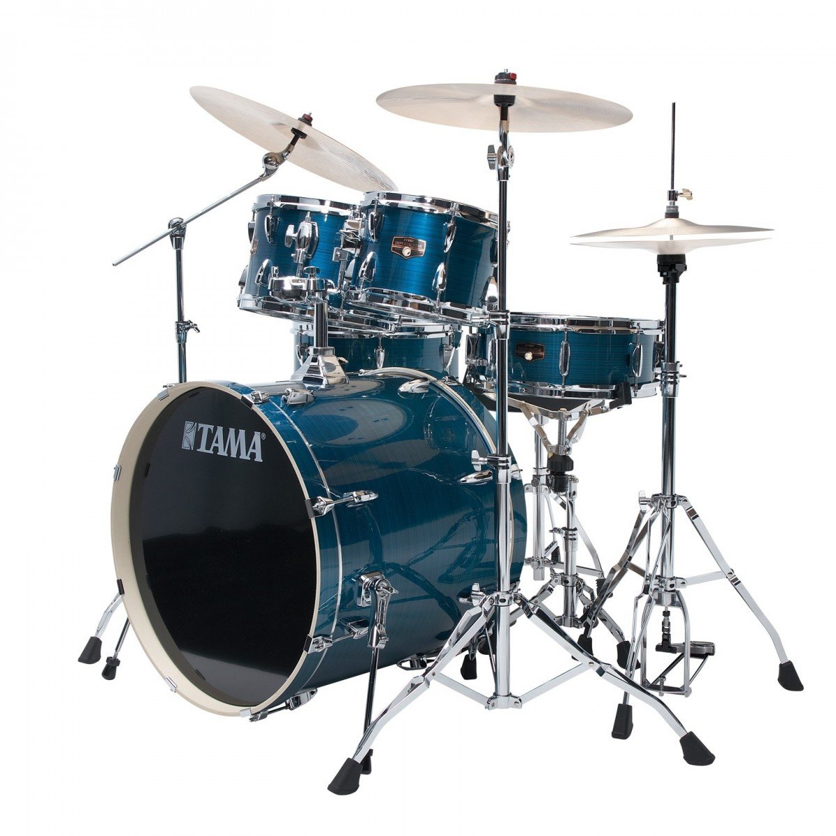 Tama Imperialstar 22" 6-piece Acoustic Drum Kit in Hairline Blue - IP62H6WHLB (2).jpg