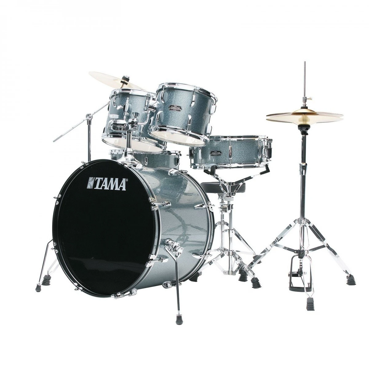 Tama Stagestar 22" Acoustic Drum Kit in Sea Blue Mist - ST52H5ZSEM (6).jpg