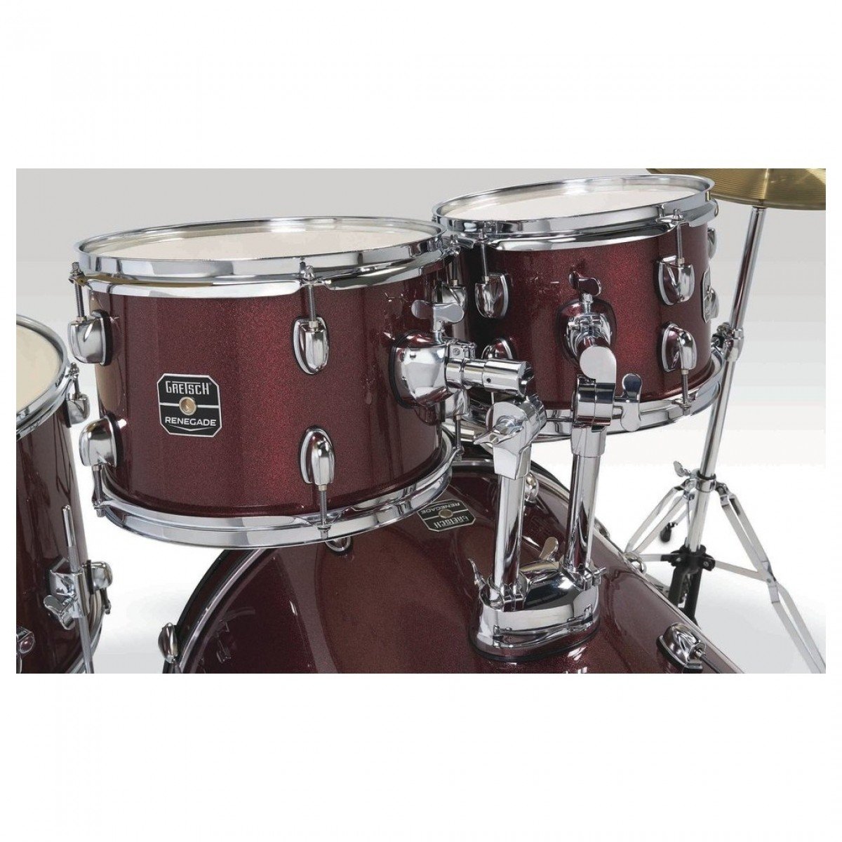 Gretsch Renegade 22" Acoustic Drum Kit in Ruby Sparkle - GR801054 4.jpg