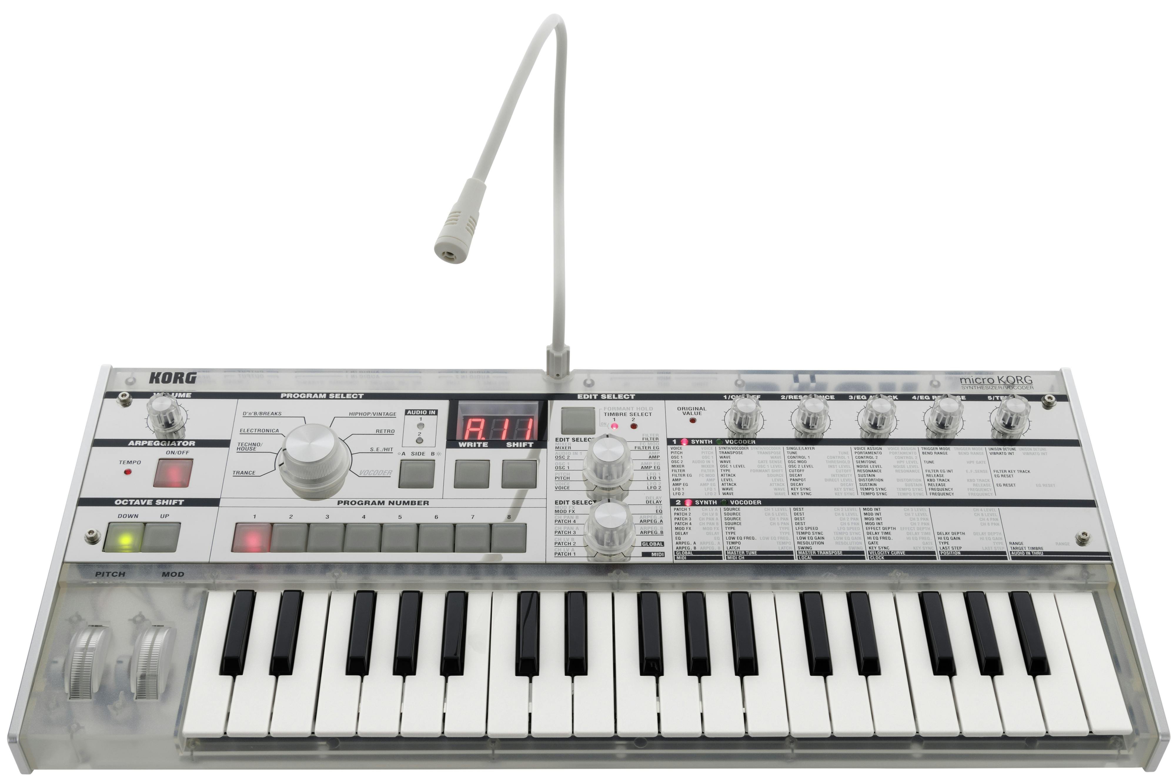 Korg microKORG Crystal - MICROKORG-CR-MicroKORG-Crystal-Mic.jpg