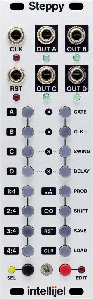 Intellijel Steppy 4x64 Gate/Trigger Sequencer Eurorack Module - Xi0FgLIdj1uc30UNX5j4FvDbv1T4DIEgVdbXsg6t.jpg