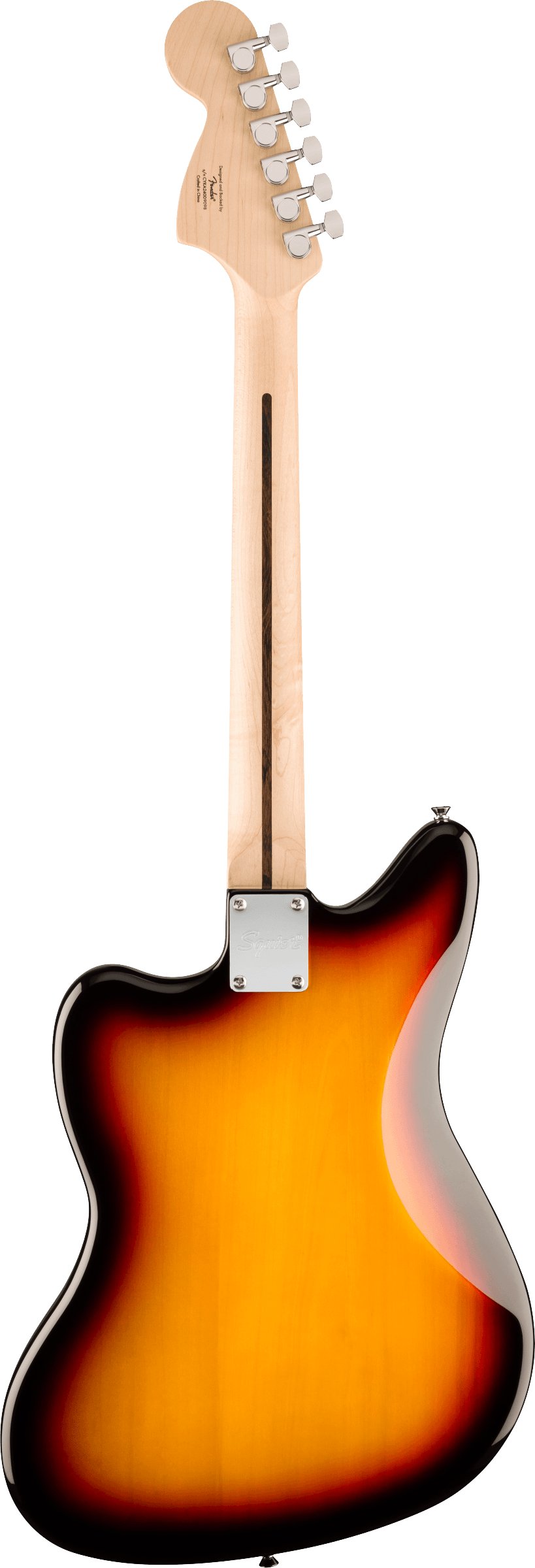 Squier Affinity Series Jaguar in 3-Color Sunburst - 0378401500_sqr_ins_bck_1_rl.jpg