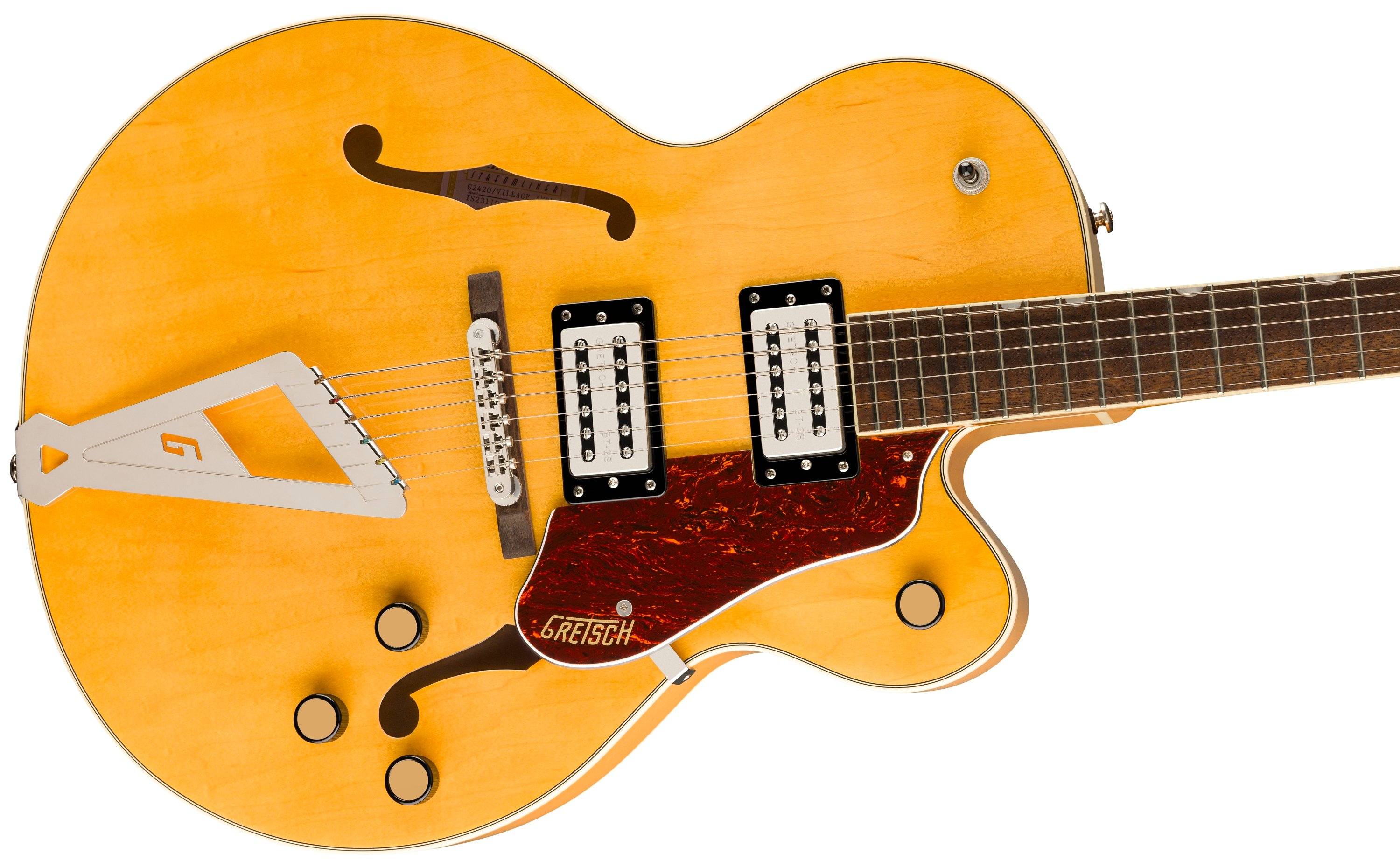Gretsch G2420 Streamliner Hollow-Body Electric Guitar with Chromatic II in Village Amber - 2817000520_gre_ins_cbr_1_nr.jpg