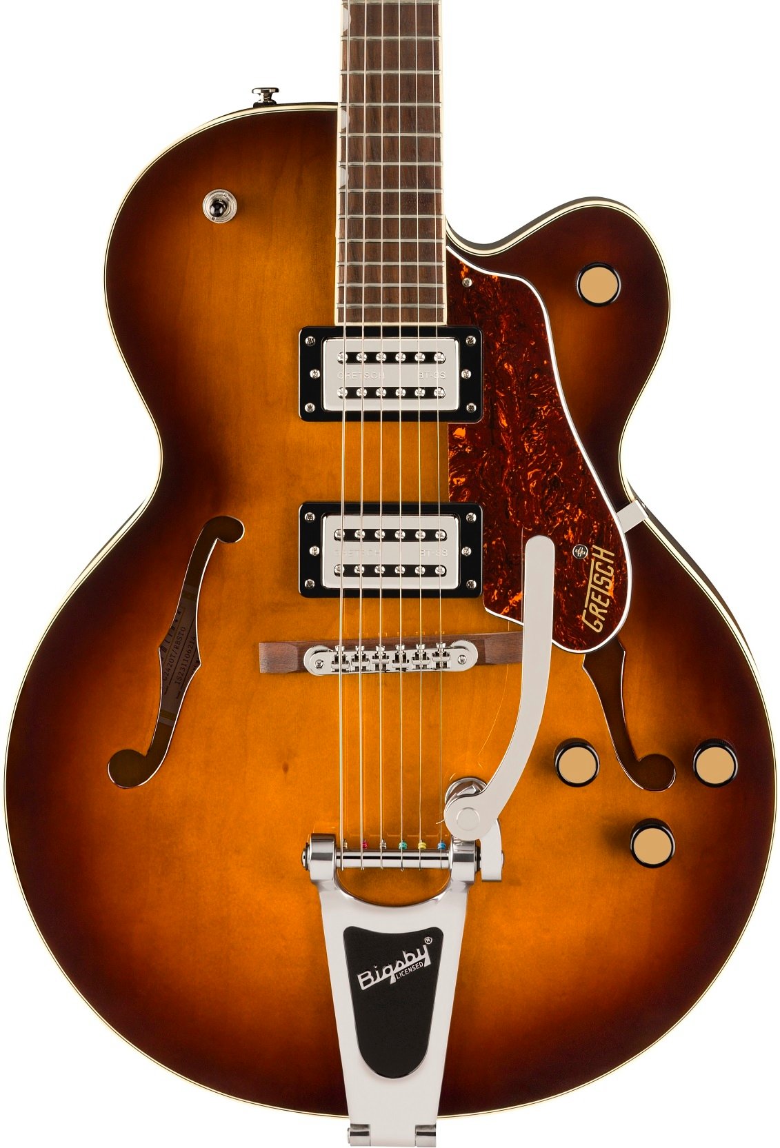 Gretsch G2420T Streamliner Hollow-Body Electric Guitar with Bigsby in Robusto Burst - 2807205552_gre_ins_frt_1_rr-hero.jpg