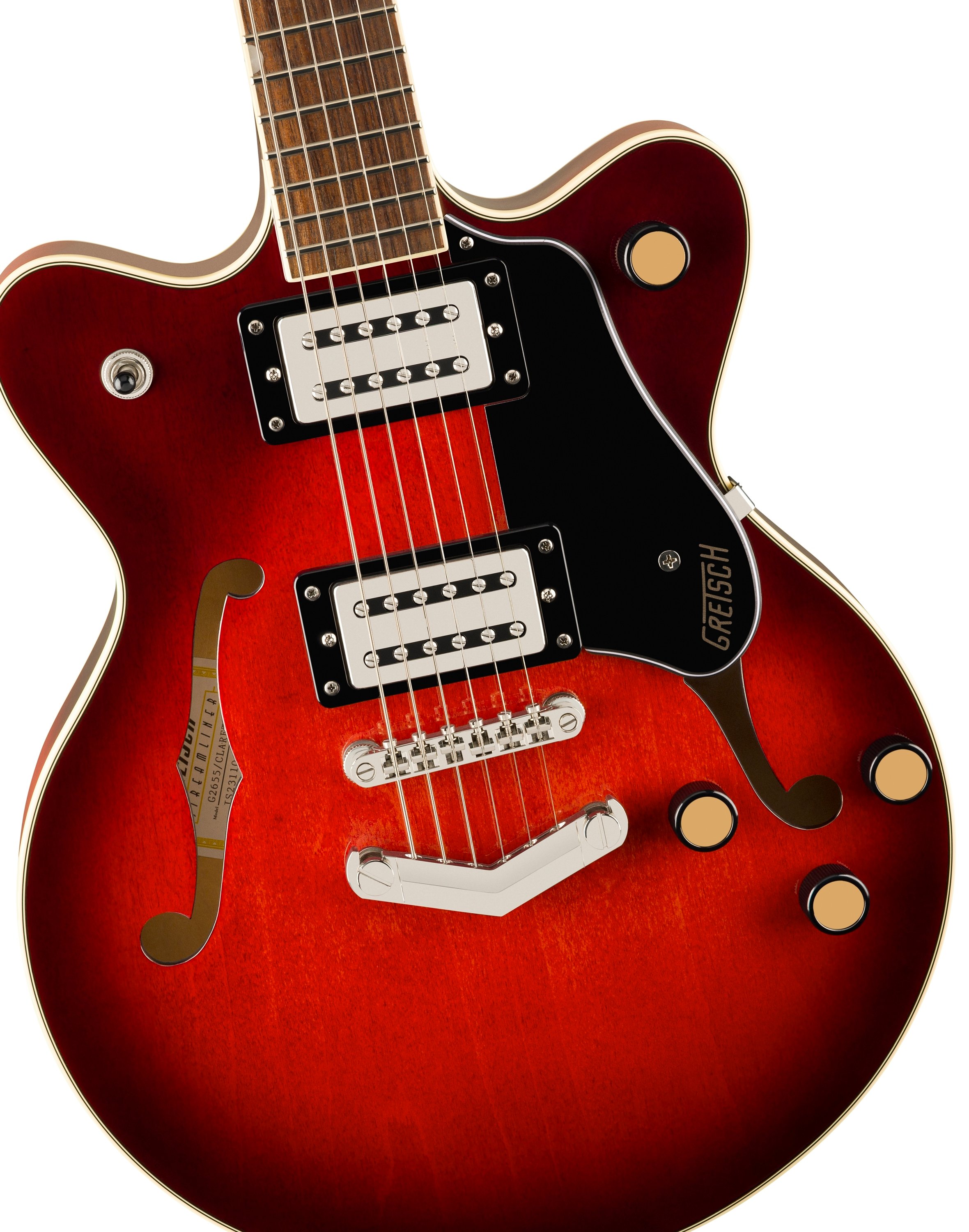 Gretsch G2655 Streamliner Center Block Jr. Double-Cut Electric Guitar with V-Stoptail in Claret Burst - 2817100561_gre_ins_fbd_1_nr.jpg