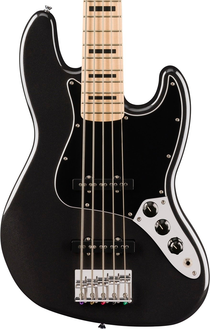 Squier Affinity Series Active Jazz Bass V in Black Metallic - 0378753565_sqr_ins_frt_1_rr-hero.jpg