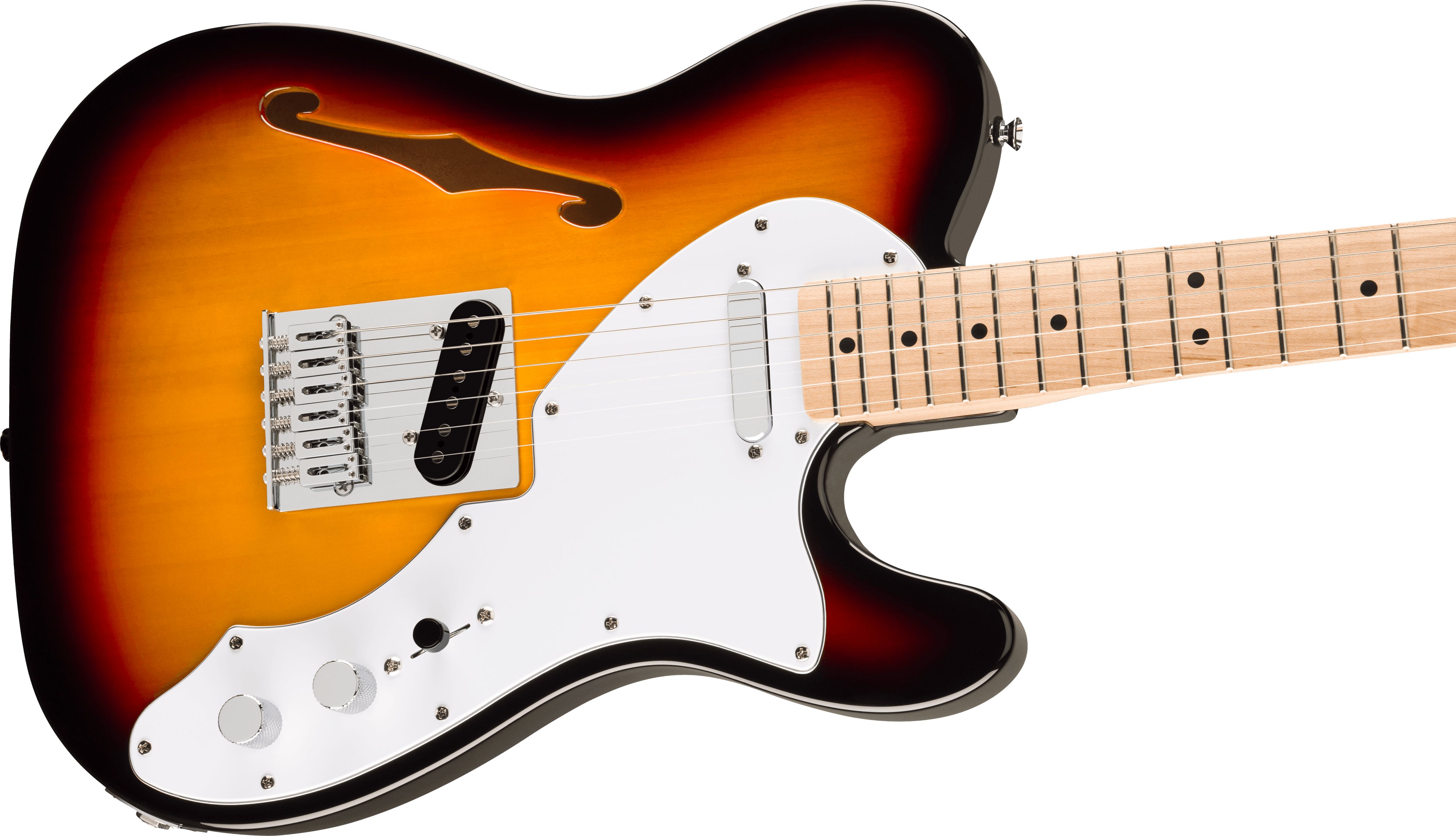 Squier Affinity Series Telecaster Thinline in 3-Color Sunburst